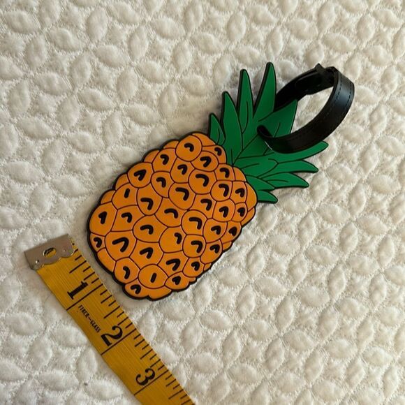 Luggage Tag Silicone Pineapple - Picture 5 of 5